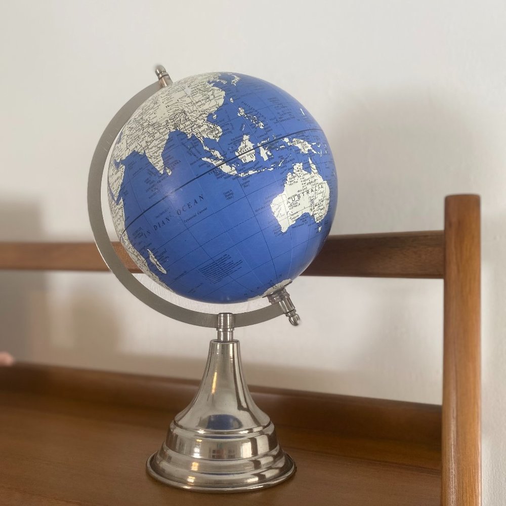 Decorative Blue Globe - Wedding & Event Decor